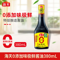 海天 0添加味极鲜酱油 380ml