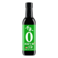 千禾 减盐55%生抽酱油 炒菜家用调味皆可 500ml