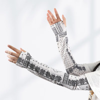 金丝莉(kintheri) 冰丝摩登防晒冰袖 JFS-1528 颜色随机