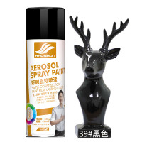 好顺 自动手摇自喷漆金属防锈家具木器漆汽车家用 黑色5*450ml
