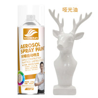 好顺 自动手摇自喷漆金属防锈家具木器漆汽车家用 哑光油5*450ml