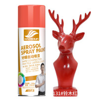 好顺 自动手摇自喷漆金属防锈家具木器漆汽车家用 铃木红色5*450ml