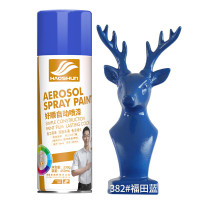 好顺(HAOSHUN) 自动手摇自喷漆金属防锈家具木器漆汽车家用 福田蓝色5*450ml