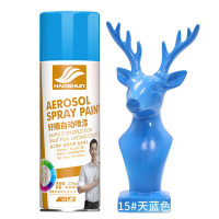 好顺(HAOSHUN) 自动手摇自喷漆金属防锈家具木器漆汽车家用 天蓝色5*450ml