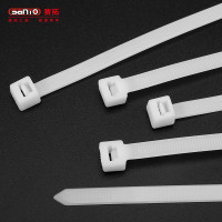 赛拓(SANTO)自锁式尼龙扎带 小号线缆扎线带 电脑主机走线理线带束线带捆扎带 3.6*150mm 100根装