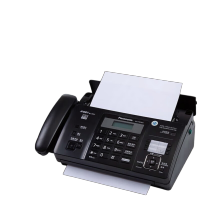 松下(Panasonic) 传真机电话机 A4纸自动接收 传真复印电话多功能一体机 大气黑(热敏纸款) 自动切纸款866