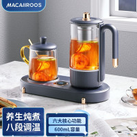 迈卡罗(Macaiiroos) MC-YS06B 养生壶套装家用一体多功能电热煮茶器玻璃双壶烧水保温壶