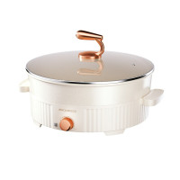 迈卡罗(Macaiiroos) MC-BD157 多功能电热锅家用炒菜锅电炒锅火锅蒸煮炖一体 5L
