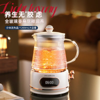 迈卡罗(Macaiiroos) 高硼硅玻璃恒温烧水壶 1.2L MC-YS129