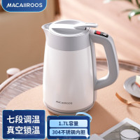 迈卡罗(MACAIIROOS)电热水壶电水壶 调温保温恒温烧水壶 1.7L