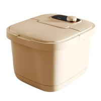 践程 家用足浴盆按摩洗脚盆电动加热恒温足疗泡脚桶 智能足浴盆 V718