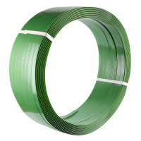 赛拓(SANTO)PET塑钢打包带托运捆绑捆扎纸箱打包 塑钢带用打包扣 1910打包带 绿色 20kg