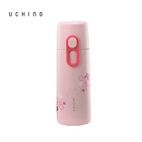 内野(UCHINO)青珊保温杯 便携户外304不锈钢保温杯HU-HW35-01B