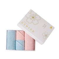 内野(UCHINO)清雅织意面巾四件套 HU-HY07J05