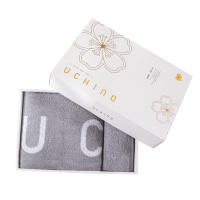 内野(UCHINO)素雅织意浴面巾两件套 HU-HY07J08