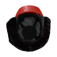 君御 抗寒防风防砸护耳保暖平剪绒 1521冬用头套[黑色]