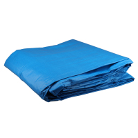 赛拓 2843 蓝白色雨布 防水布防雨布 塑料布雨篷布 防晒防尘防风布 4*6M