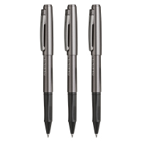 齐心 GP167 低重心商务中性笔速干 子弹头 0.5mm 黑 12支装