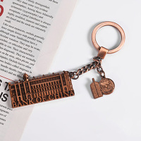 銘希文具 中国银行成立110周年纪念 钥匙扣 (中行总行大楼/汉口路50号)锌合金材质