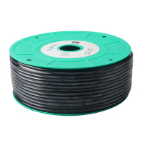 伊莱科 PU 气管 4*2.5 (黑色) 整卷(200M)