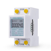 伊莱科 DDS2015 电度表单相电测量模块 5-60A AC220V 50HZ 上进线