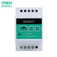 伊莱科 智能液位控制器EDF-96E/F全自动水位导轨式液位控制器继电器水泵 96E标配(有源输出)