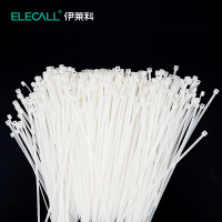 伊莱科 优选国标型自锁式尼龙扎带 EG-4*200(3.6*200)(500根)白色
