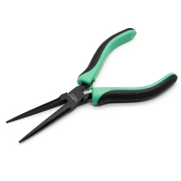 伊莱科 迷你针嘴钳 5寸 不带齿 特氟龙防锈工具钳 ET009501