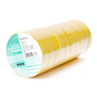 伊莱科 电工阻燃胶布(黄色)0.15*18*20M ET050001Y