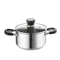 WORLD KITCHEN 304不锈钢厨乐系列20cm汤锅 WK-TG3L/KZ