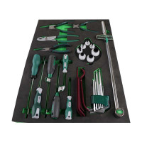 长鹿(Changlu) 106316 31件钳子螺丝刀系列工具托组套