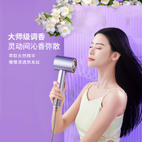 西屋(WESTINGHOUSE) 家用高速吹风机 大功率香氛负离子电吹风大风力大功率吹风筒流光紫[内含香氛片+顺滑风嘴]