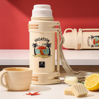 WORLD KITCHEN 悠闲假日旅行壶2000ml WK-BH20J52C-JY/KZ 不锈钢材质 更有安全感