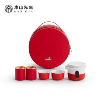南山先生 观禧小旅箱 功夫茶具中式差旅便携防烫泡茶壶一壶二杯茶罐观禧旅箱茶具套装