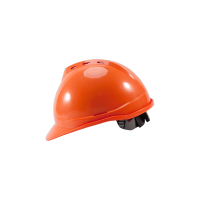 思而Sir Safety安全帽工地安全 头盔防砸抗冲击透气新款 V形安全帽 红色ABS材质MD1201