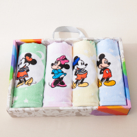 迪士尼(DISNEY) 幻彩毛巾四件套 DMM-2550T4 洗脸家用男女比纯棉全棉柔软吸水洗脸巾儿童