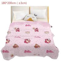 迪士尼(DISNEY) 草莓熊三合一多功能被 DXM09-1820A 180*200cm(±3cm) 夏被空调被子