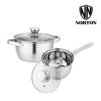 诺顿(NORTON ) 4HJY002-2 家悦经典套装 汤锅22CM +奶锅18CM