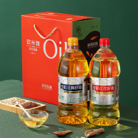 绿洲果实 有机红花籽油+亚麻籽油 1.5L*2有机欧米伽礼盒