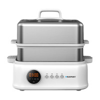 蓝宝(BLAUPUNKT) BP-ZG03B 不锈钢电蒸锅(双层+大炖盅) 多功能蒸炖锅10L