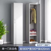 东工(TS) 更衣柜储物柜员工柜带锁钢制铁皮柜办公室车间衣柜单一门更衣柜