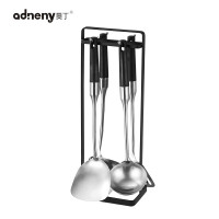 奥丁(adneny) OD-00805 尊享系列锅铲套装 锅铲 +煎铲+漏勺+汤勺+挂架