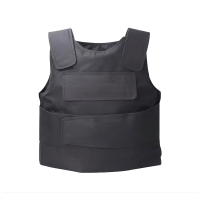 星浙安 星二代防刺服保安巡逻防暴装备战术背心衣防割防刺服软质黑色 防刺服基础款