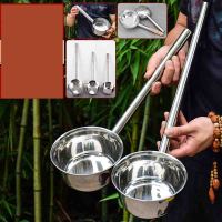 艾贝丽 水壳304不锈钢水勺子长柄商用家用水舀子粥勺大汤勺长勺加长水瓢