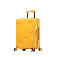 卡拉羊(Carany) 芝士箱防刮纯PC大容量行李箱 CX8109-20 芝士黄