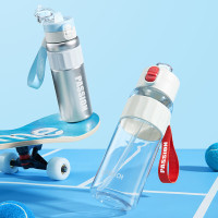 康巴赫(KBH) KH-B83S01 沁爽系列双饮直身运动杯830mL(海盐星蓝)