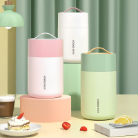 康巴赫(KBH) 软提手撞色焖烧杯1000ML椰奶白 KH-T10B01