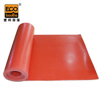 爱柯布洛 爱柯部落 橡胶绝缘垫C型 1x10m 5mm厚 耐压10kV 红色光面110734