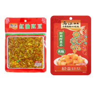 乌江70g鲜爽菜芯*1+120g红油豇豆*1