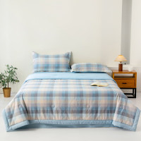 无印良品 A类全棉柔感抗菌夏被 MJ-B25-09 200*230cm